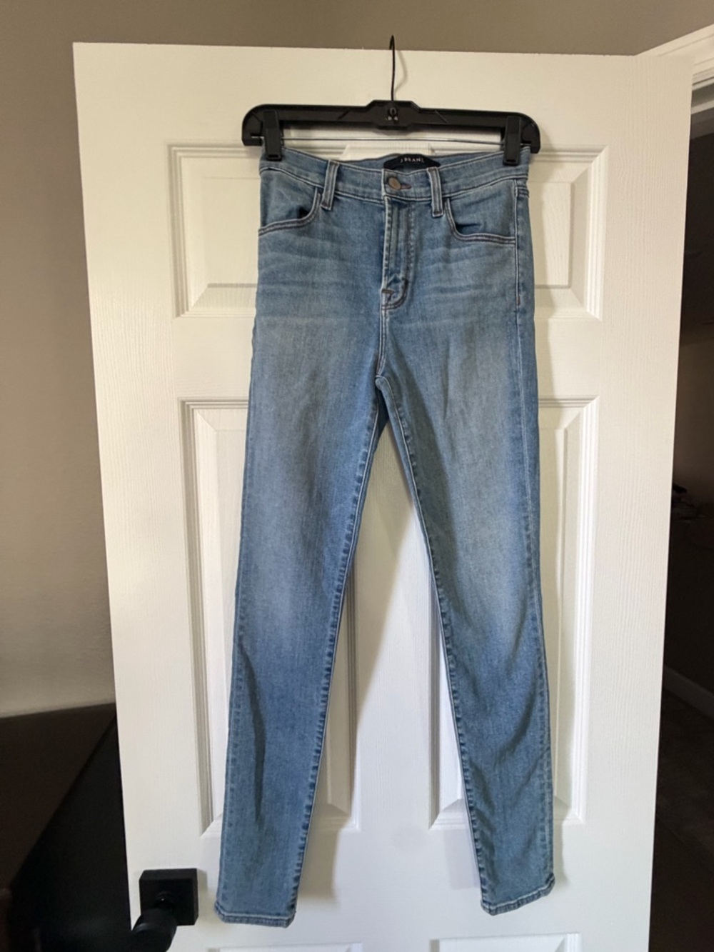 J Brand - MARIA Light Blue High-Rise Skinny Jeans